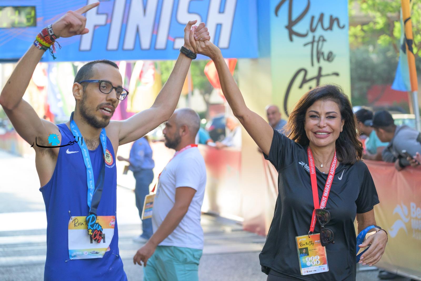 بالصور- بيروت تنبض بسباق الماراثون 10 كيلومتر 